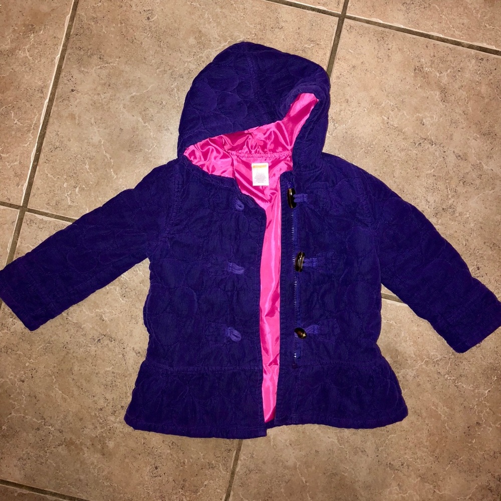 Purple Corduroy Gymboree Coat 4T